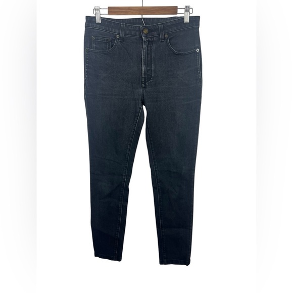 Saint Laurent Black Skinny Jeans d05 w/sk-mw Size 29 - Picture 3 of 12